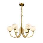 Venelle Alabaster Chandelier-Moonnatur