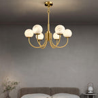 Venelle Alabaster Chandelier-Moonnatur