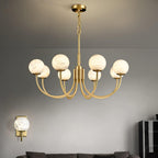 Venelle Alabaster Chandelier-Moonnatur