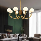 Venelle Alabaster Chandelier-Moonnatur
