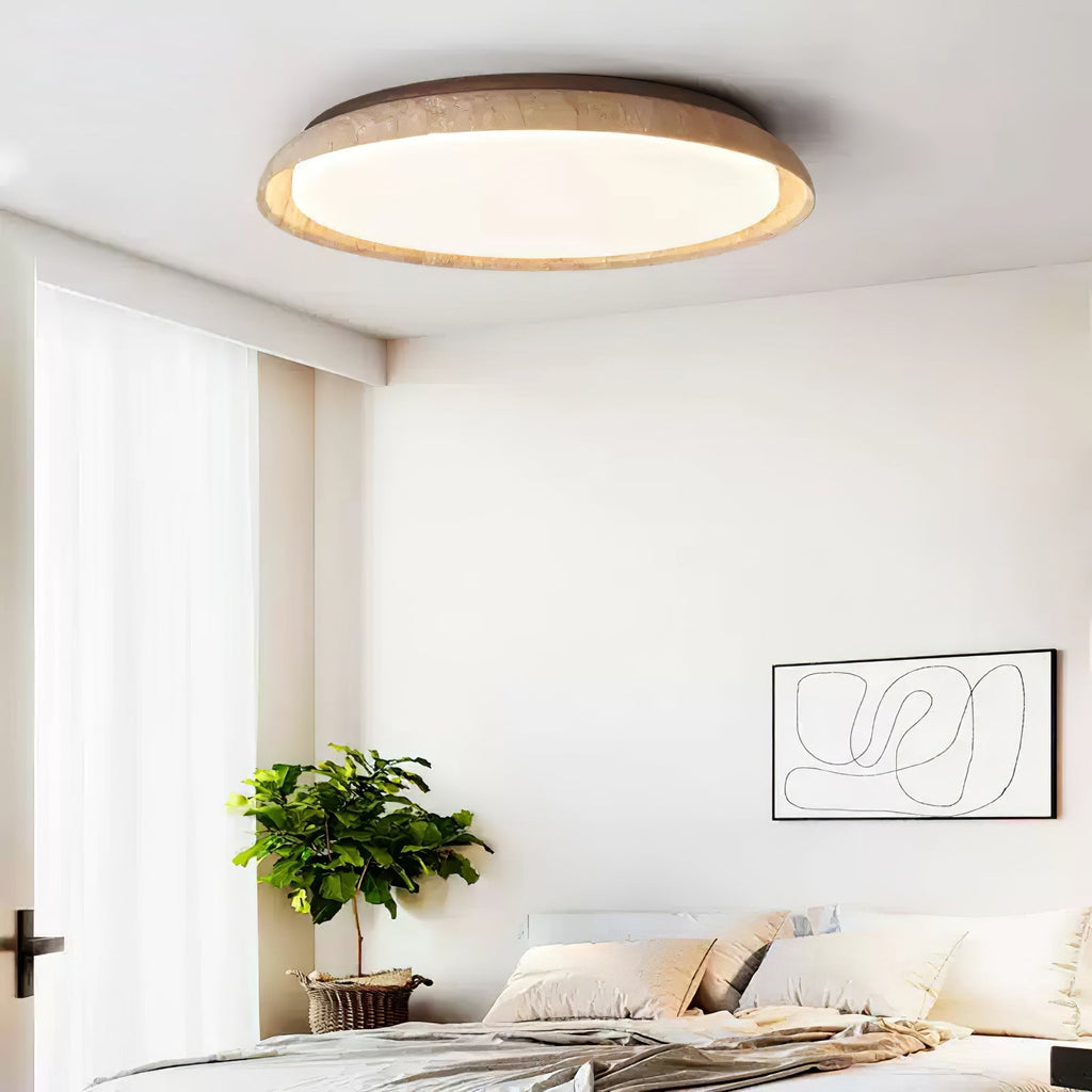 Rovenenelle Travertine Ceiling Light-Moonnatur