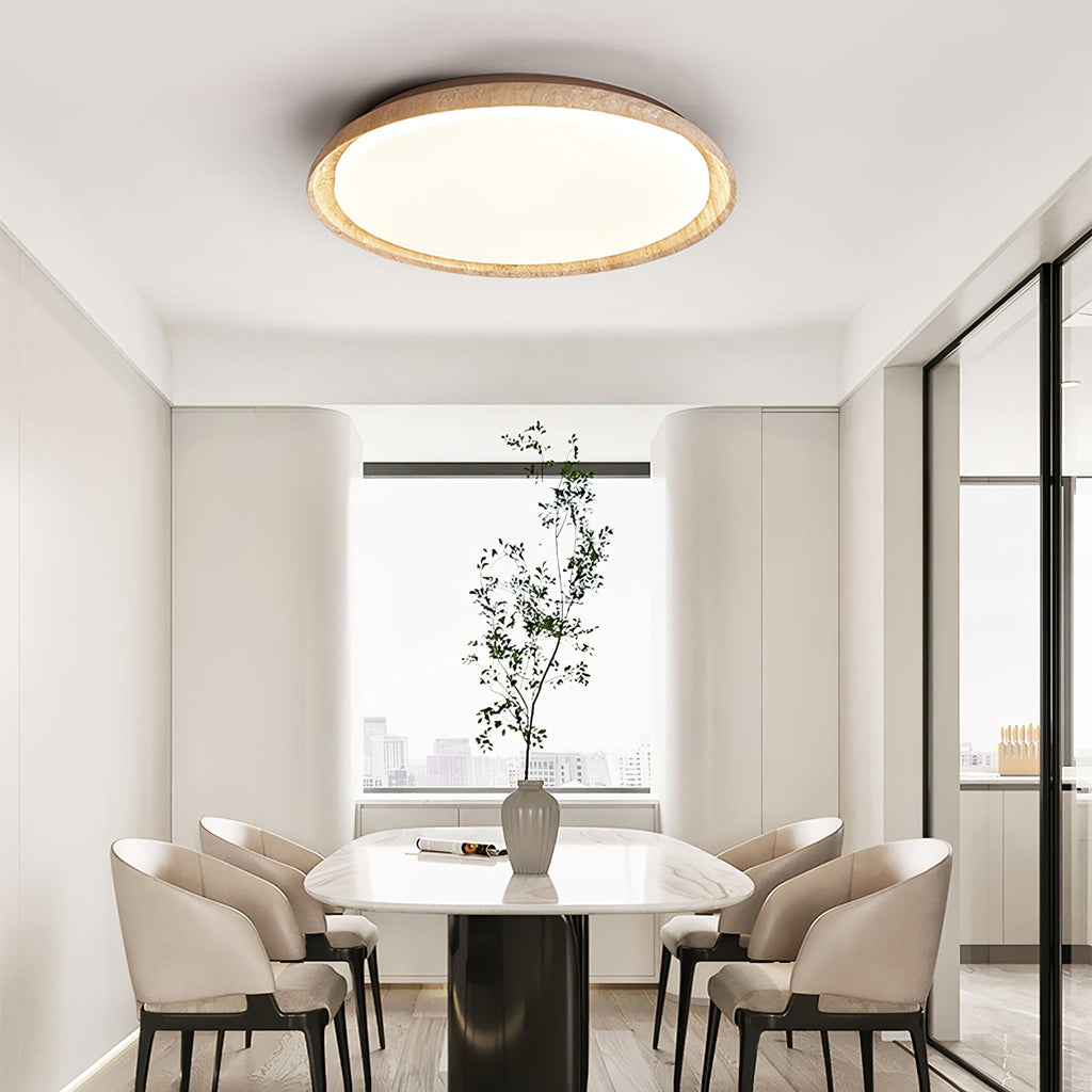 Rovenenelle Travertine Ceiling Light-Moonnatur