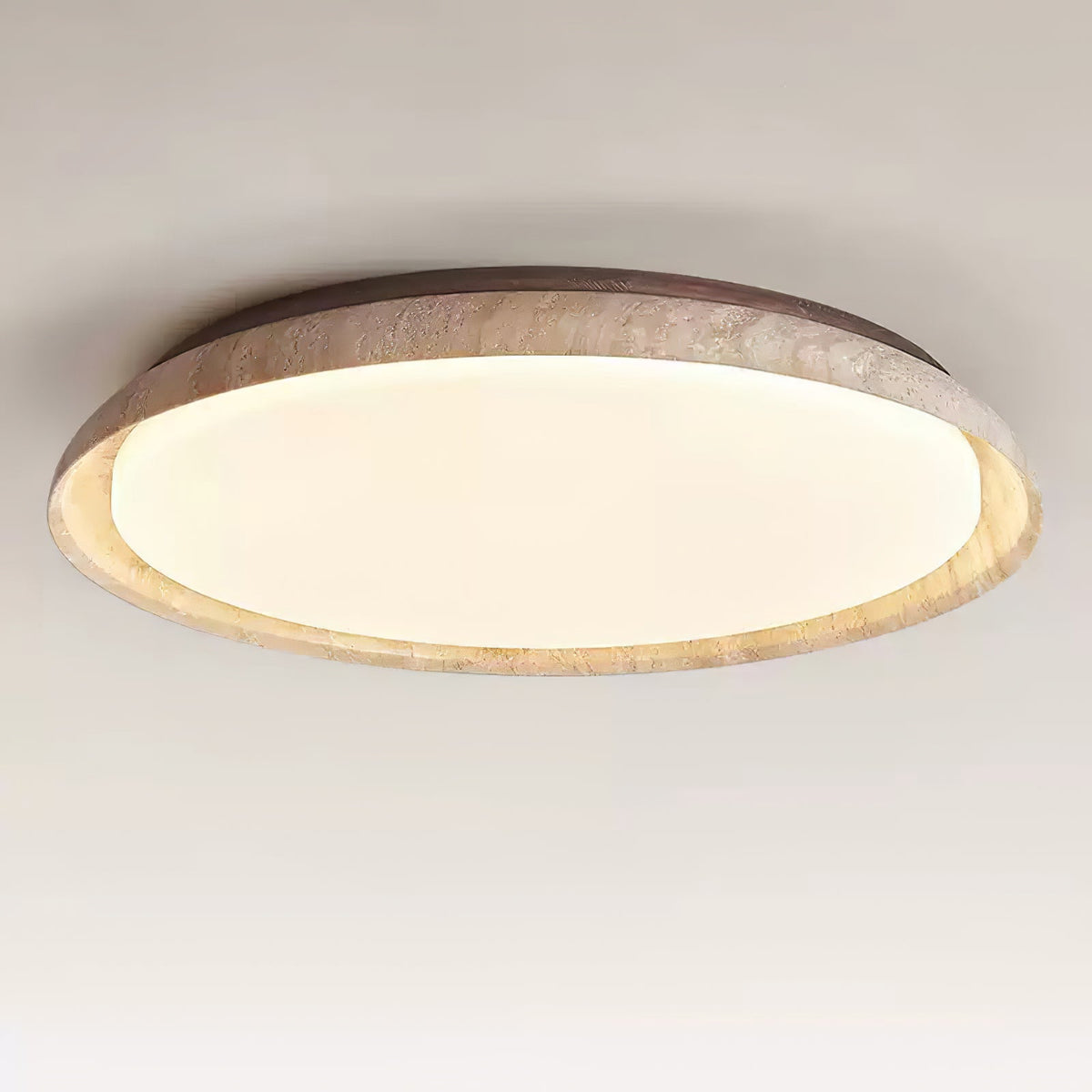 Rovenenelle Travertine Ceiling Light-Moonnatur