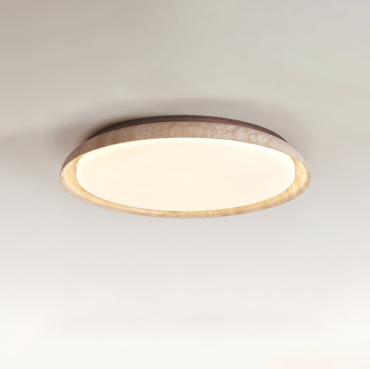 Rovenenelle Travertine Ceiling Light-Moonnatur