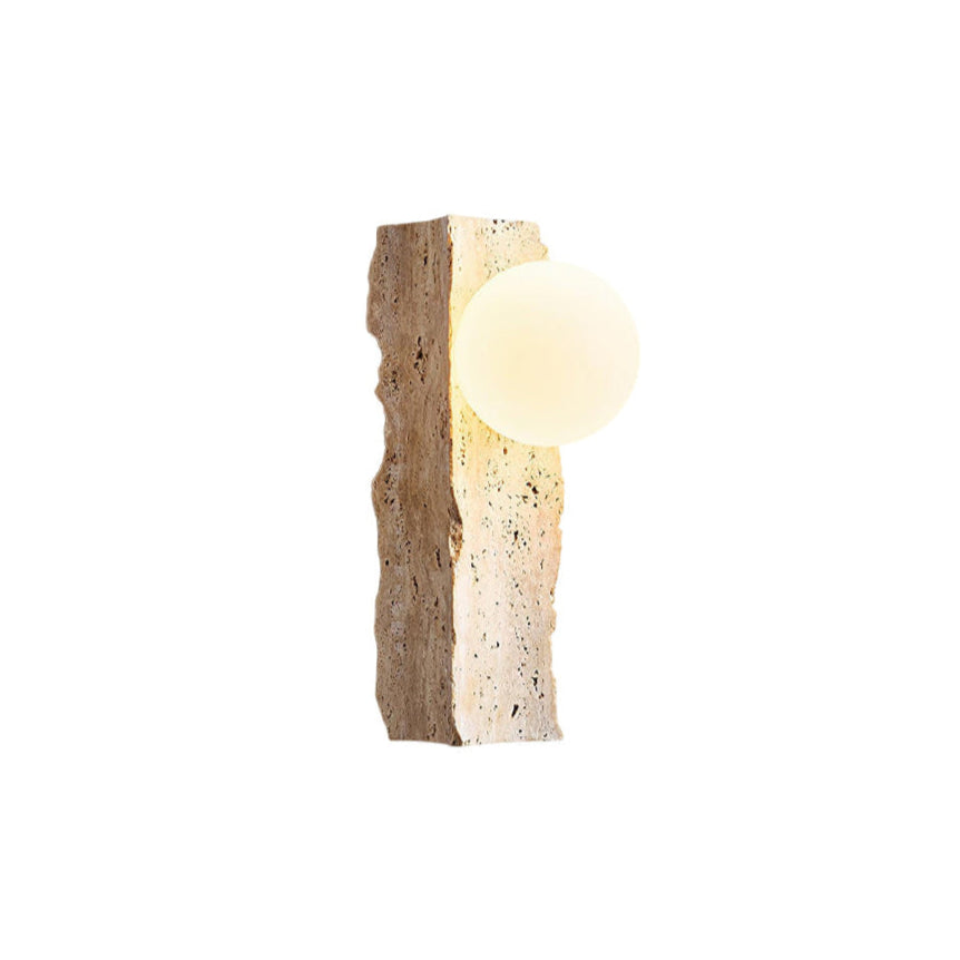 Tarnelevia Travertine Wall Light-Moonnatur