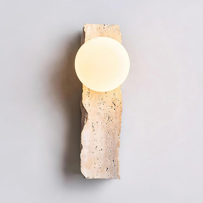 Tarnelevia Travertine Wall Light-Moonnatur