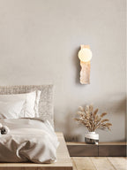 Erlenwynne Travertine Wall Light-Moonnatur