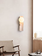 Erlenwynne Travertine Wall Light-Moonnatur