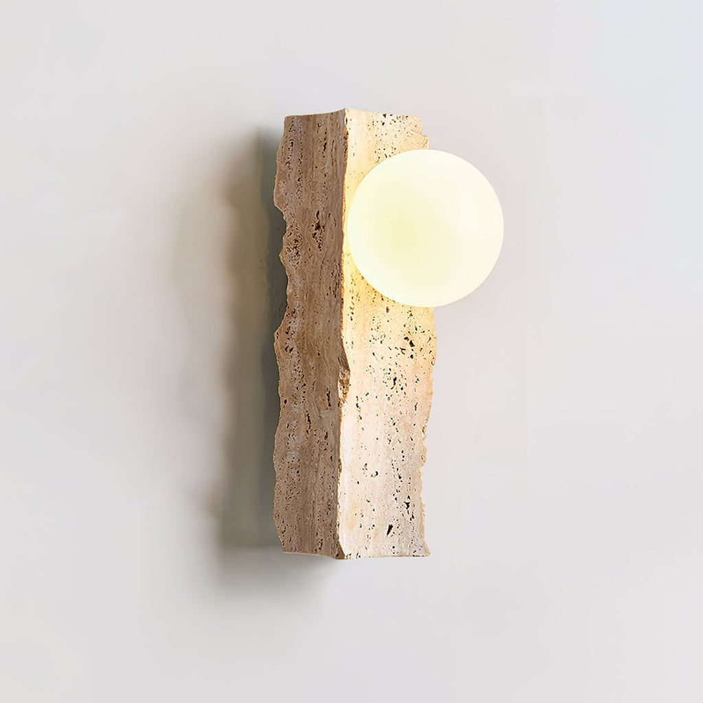 Erlenwynne Travertine Wall Light-Moonnatur