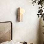Erlenwynne Travertine Wall Light-Moonnatur