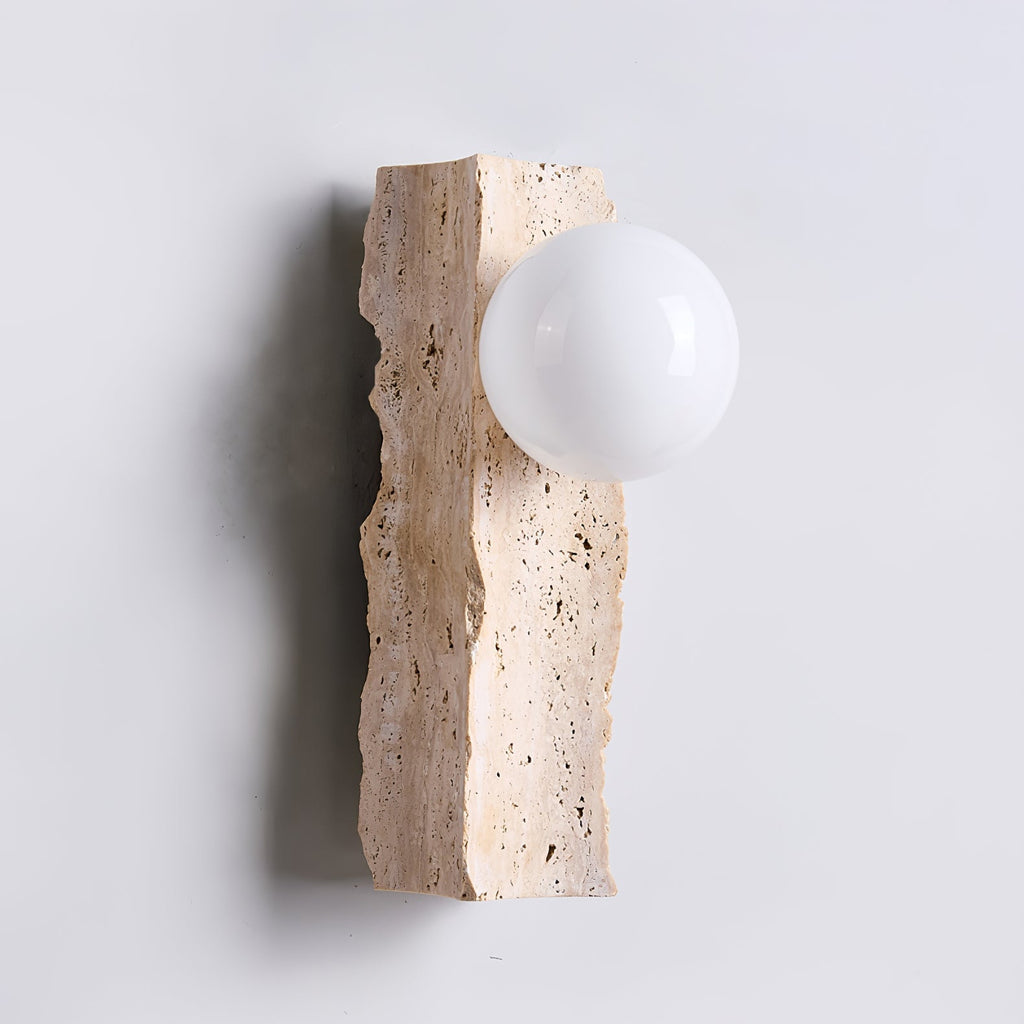 Erlenwynne Travertine Wall Light-Moonnatur