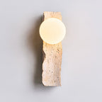 Erlenwynne Travertine Wall Light-Moonnatur