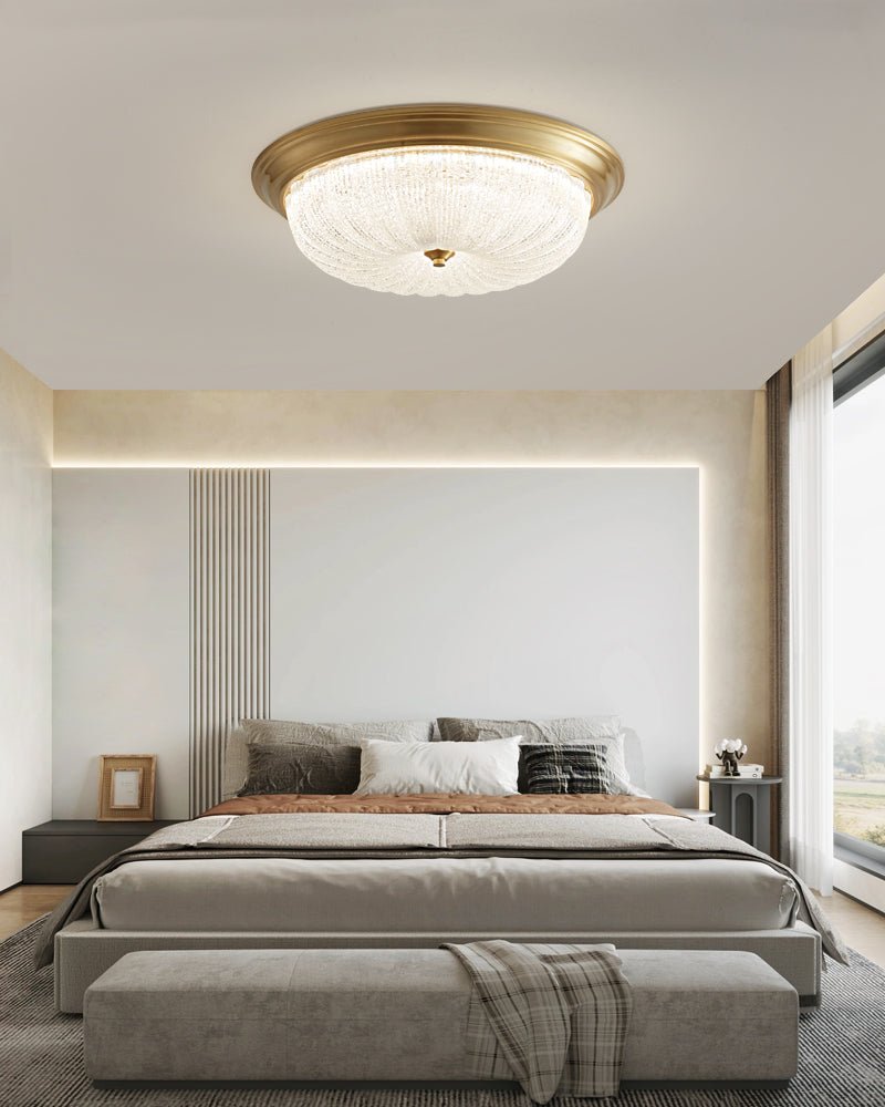 Telora Glass Ceiling Lamp-Moonnatur