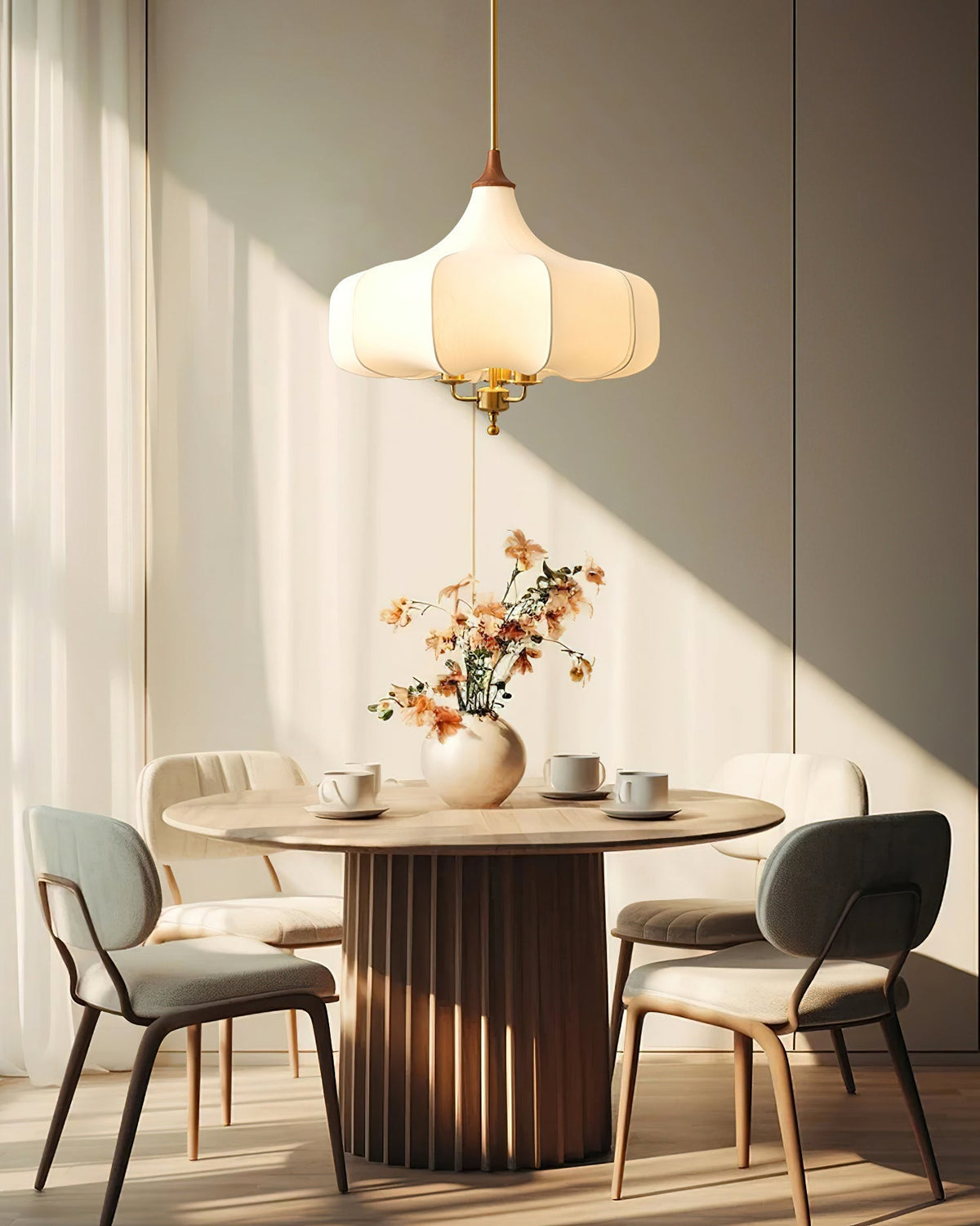 Eldenora Fabric Pendant Light-Moonnatur