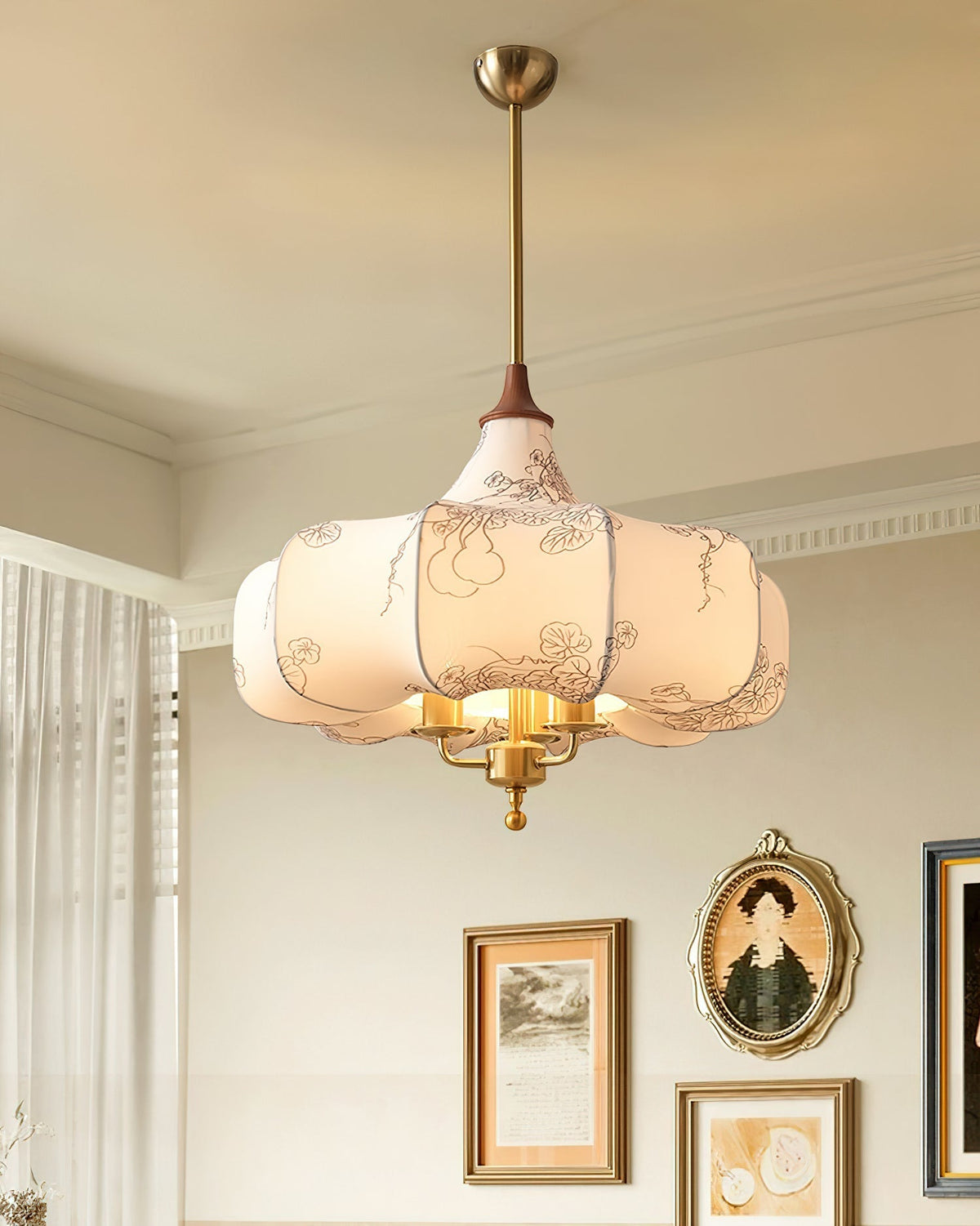 Eldenora Fabric Pendant Light-Moonnatur