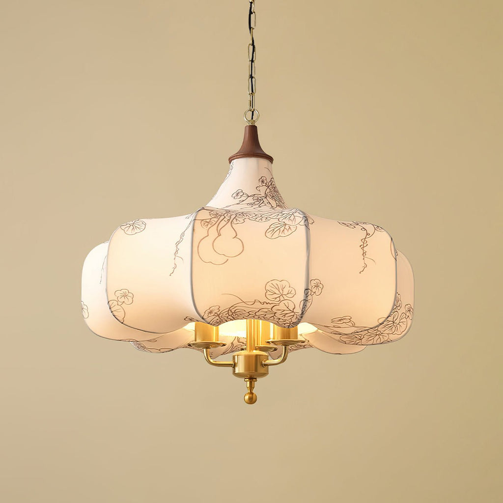 Eldenora Fabric Pendant Light-Moonnatur