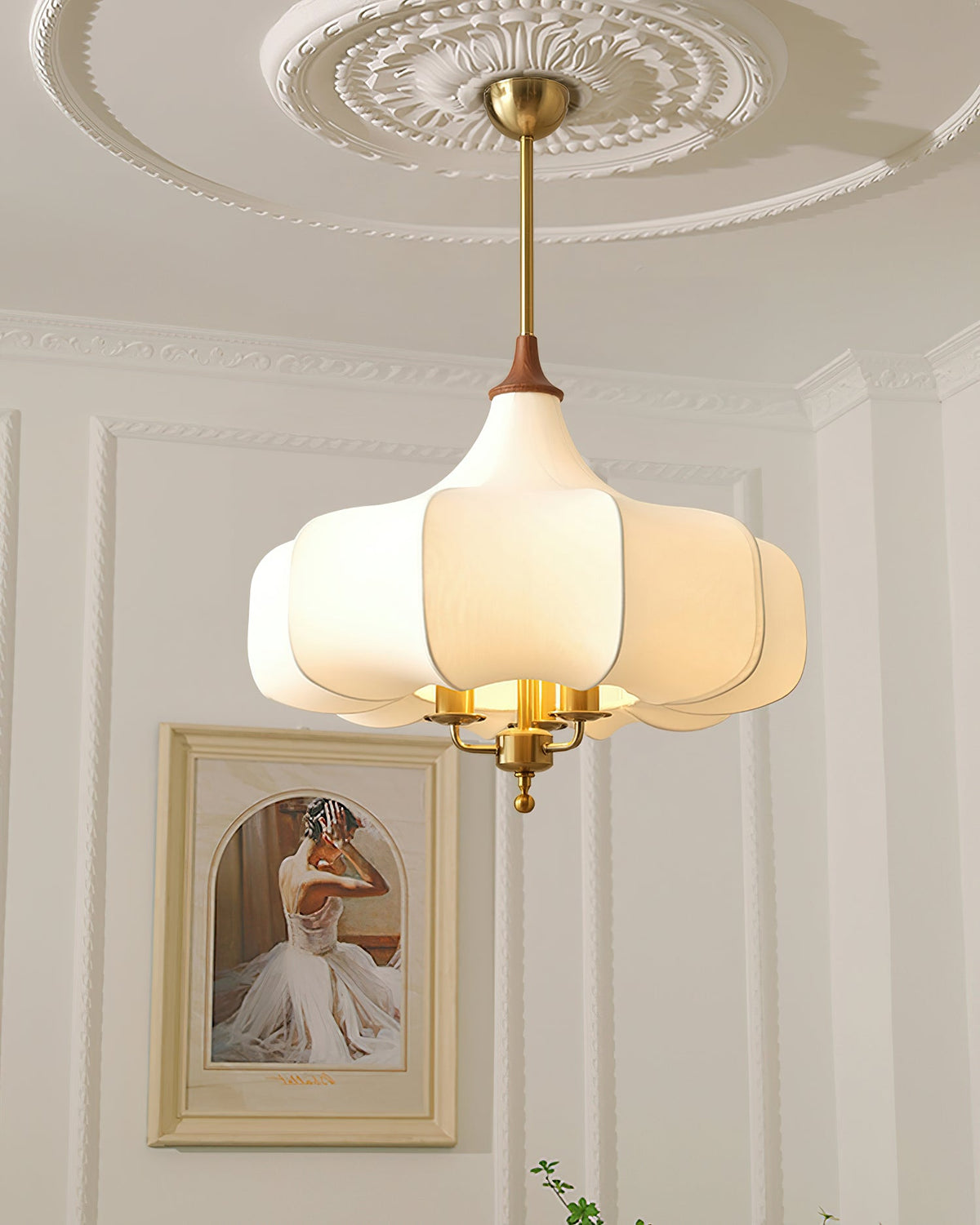 Eldenora Fabric Pendant Light-Moonnatur