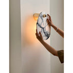Tardenelyn Marble Wall Light-Moonnatur