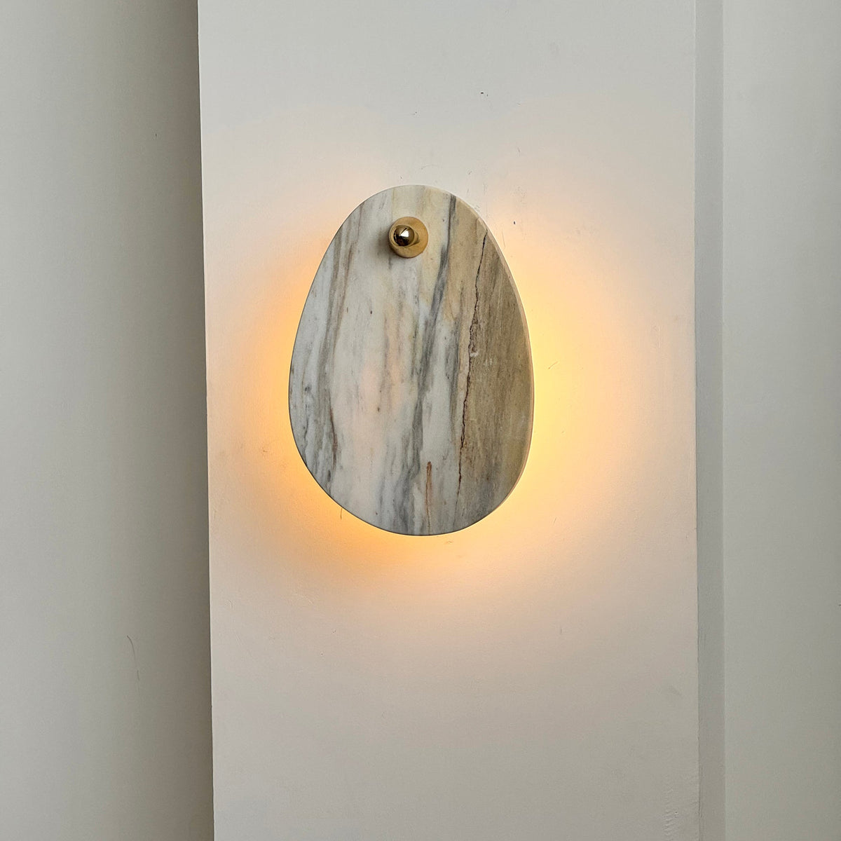 Tardenelyn Marble Wall Light-Moonnatur