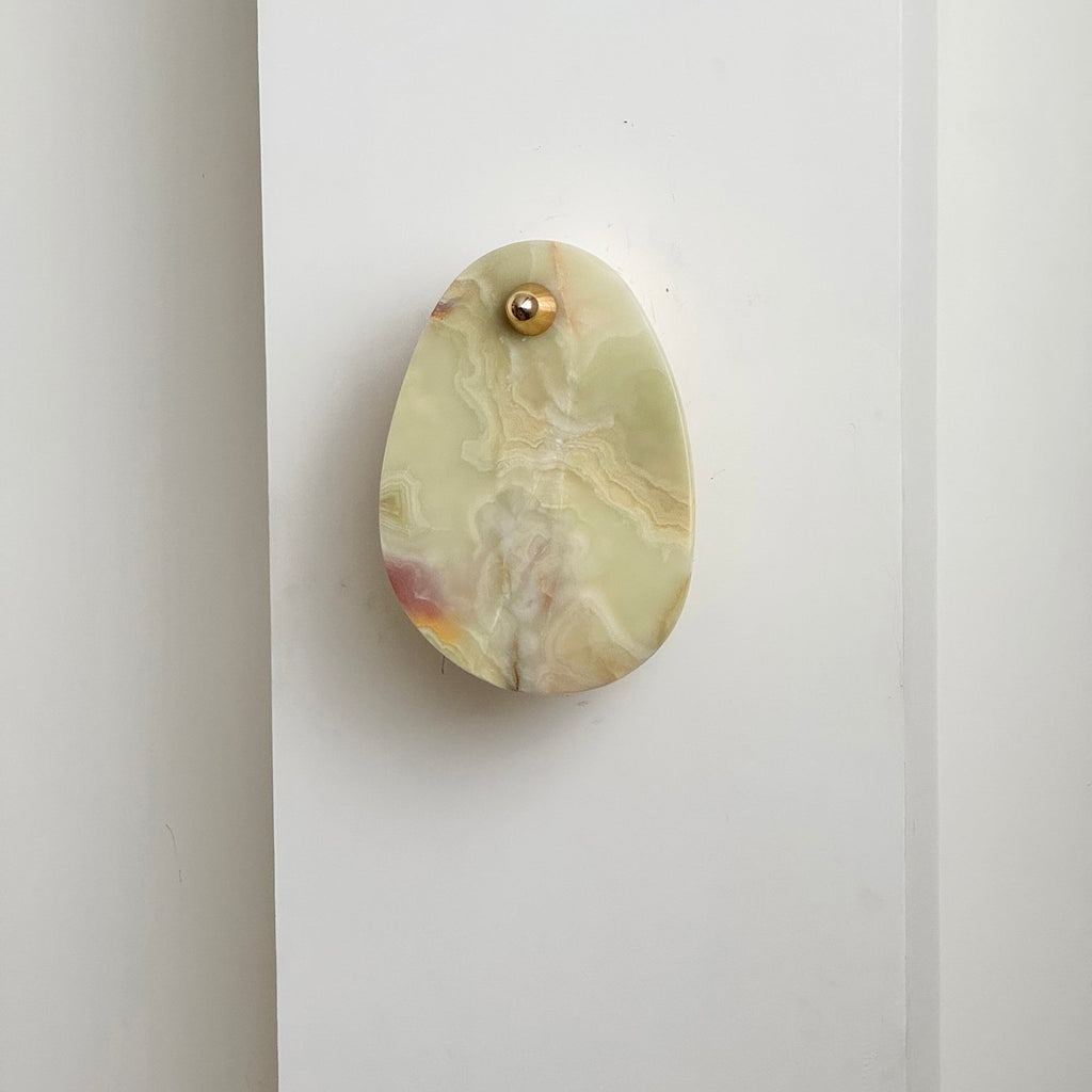 Tardenelyn Marble Wall Light-Moonnatur