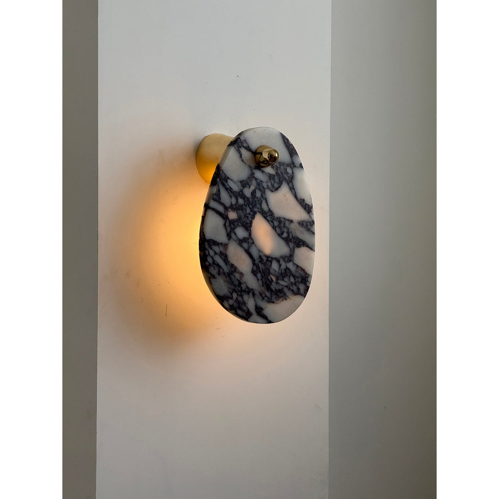 Tardenelyn Marble Wall Light-Moonnatur