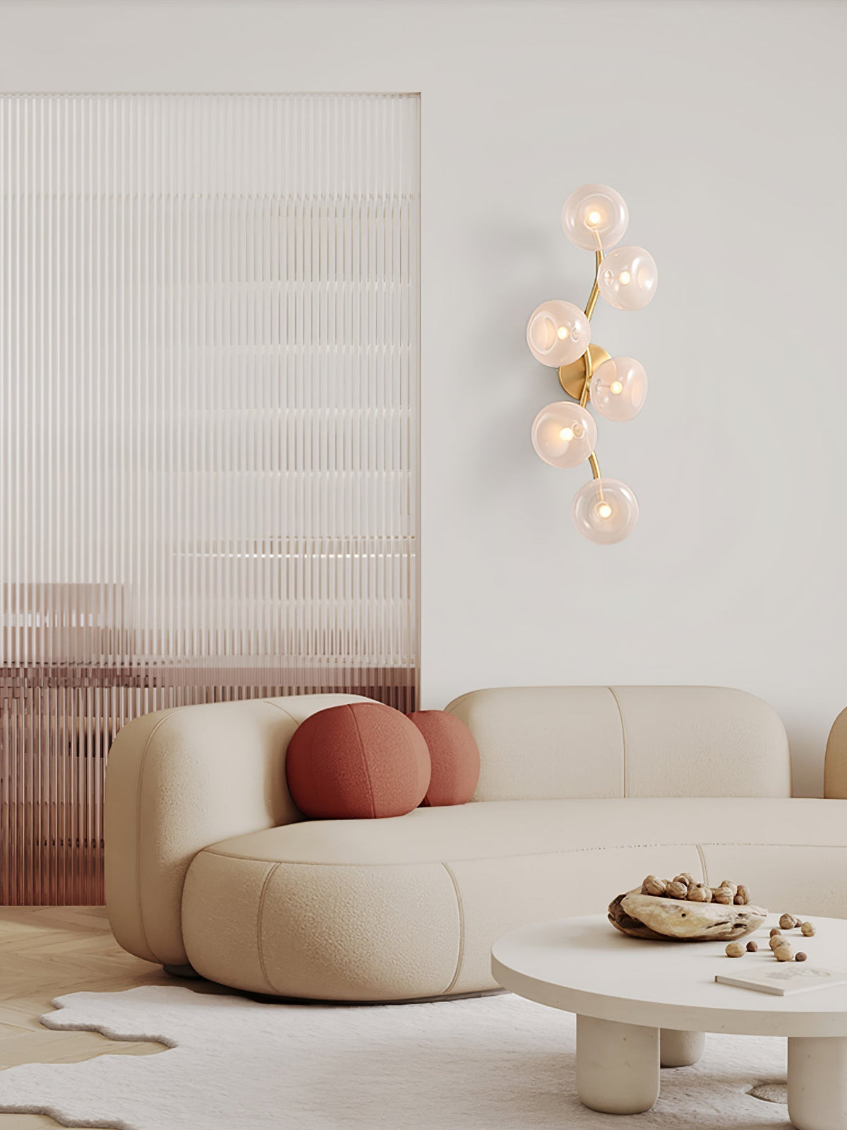 Renelle Glass Wall Light-Moonnatur