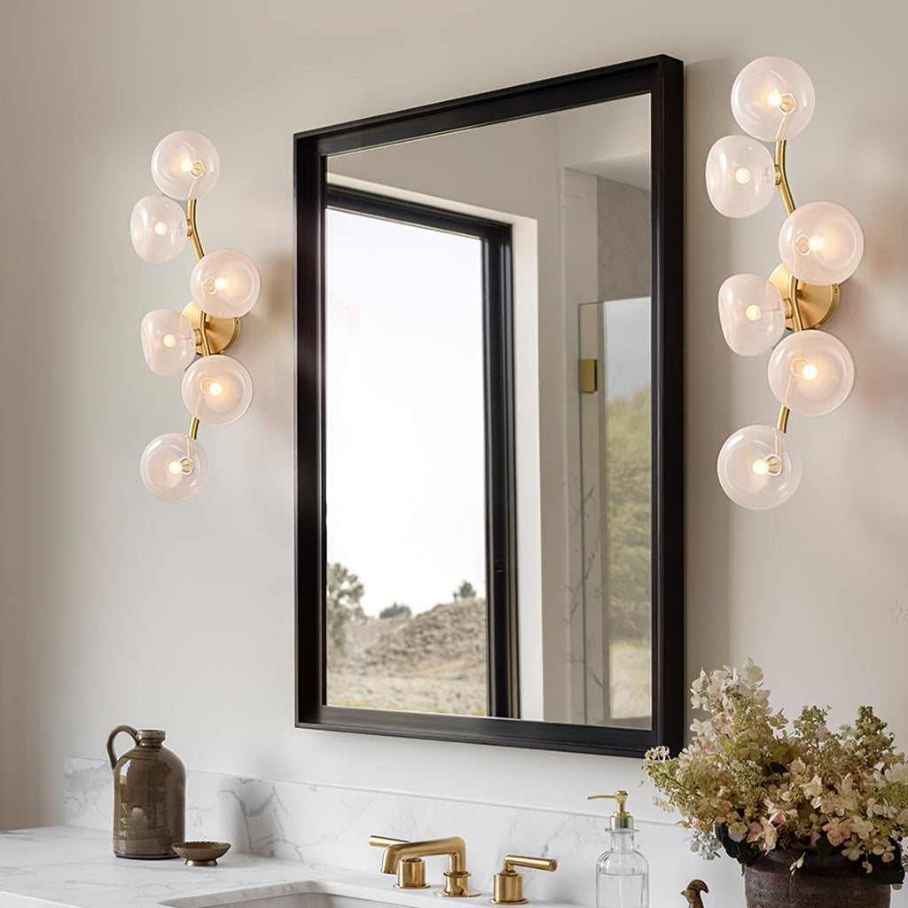 Renelle Glass Wall Light-Moonnatur