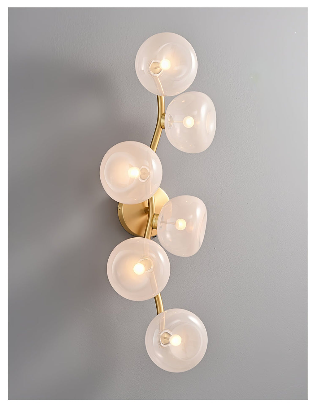 Renelle Glass Wall Light-Moonnatur
