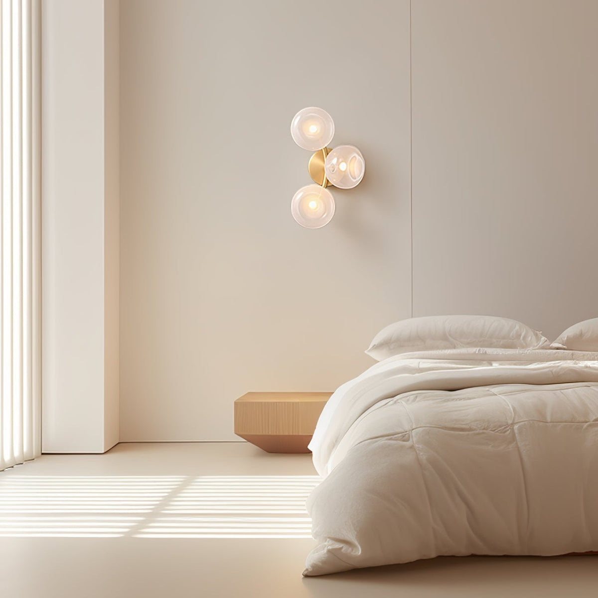 Renelle Glass Wall Light-Moonnatur