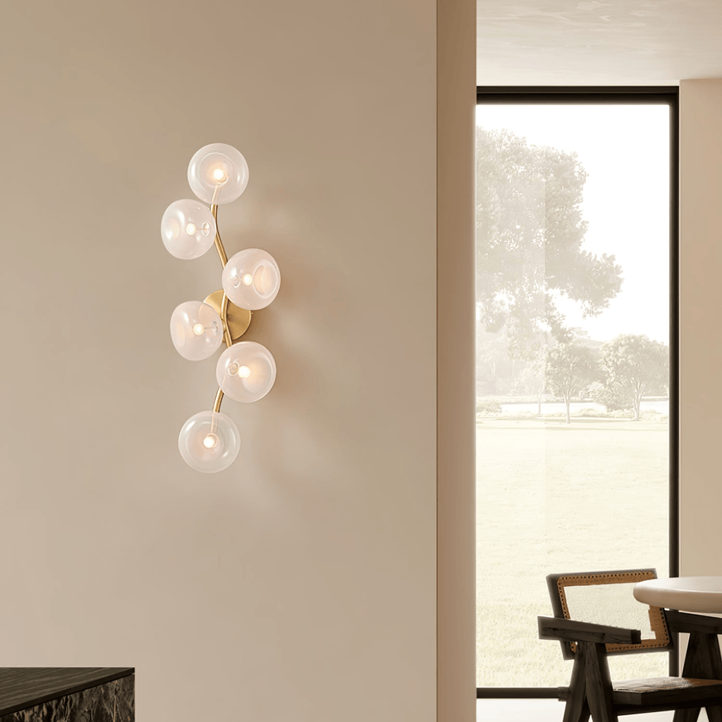 Renelle Glass Wall Light-Moonnatur