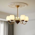 Aldenelle Glass Chandelier-Moonnatur