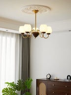 Aldenelle Glass Chandelier-Moonnatur