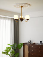 Aldenelle Glass Chandelier-Moonnatur