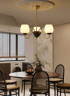 Aldenelle Glass Chandelier-Moonnatur
