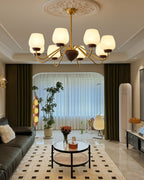 Aldenelle Glass Chandelier-Moonnatur