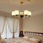 Aldenelle Glass Chandelier-Moonnatur