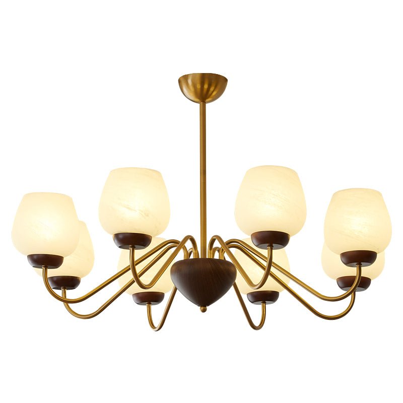 Aldenelle Glass Chandelier-Moonnatur