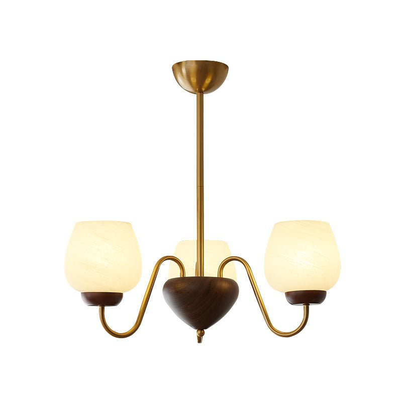 Aldenelle Glass Chandelier-Moonnatur