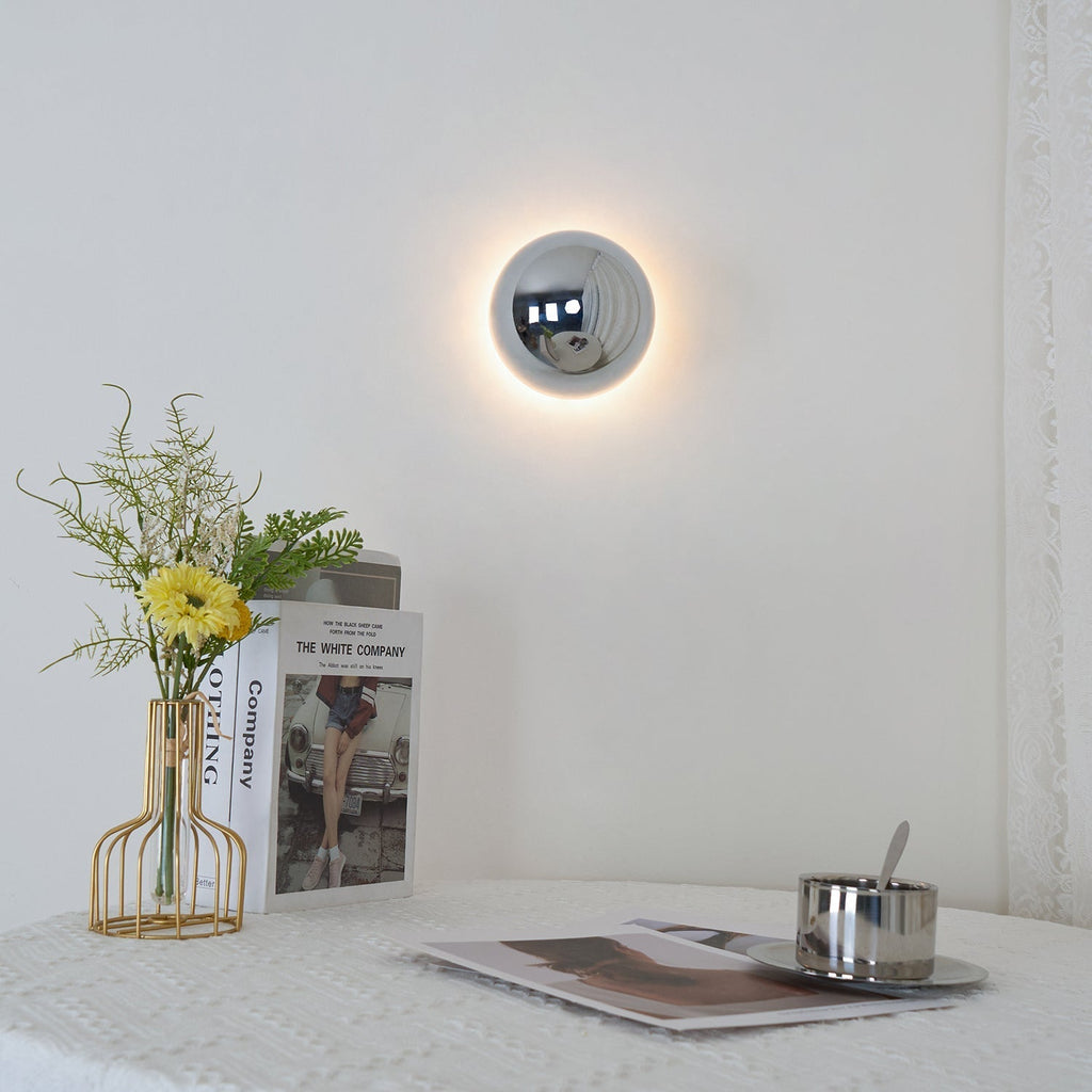 Jyvella Metal Wall Light-Moonnatur