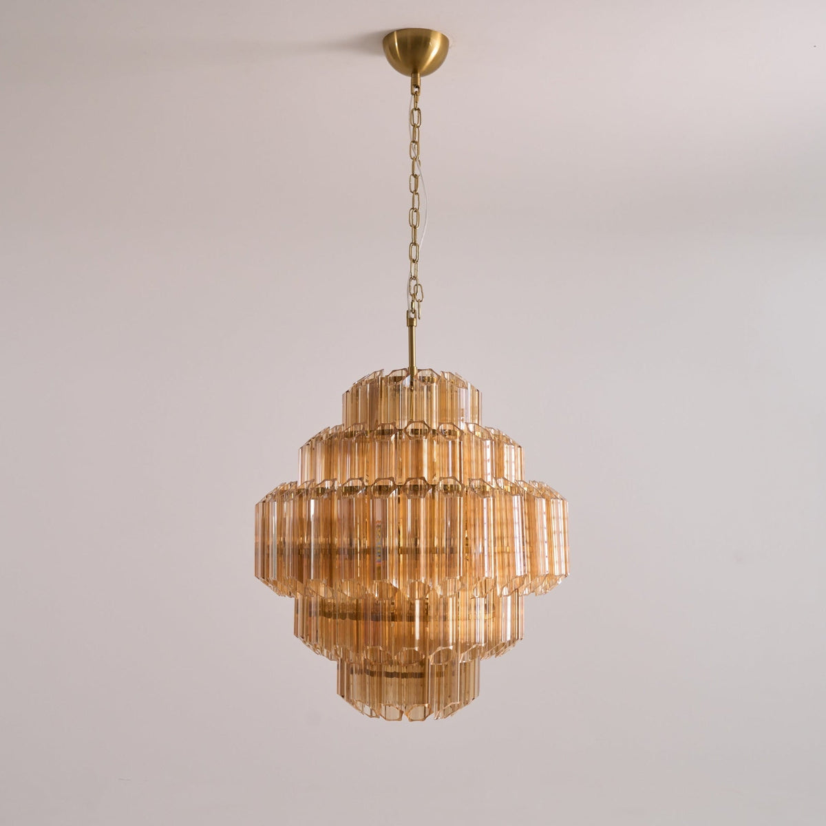 Lirevra Glass Chandelier-Moonnatur