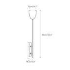 Sorreleris Travertine Wall Light-Moonnatur