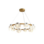 Selvenaelle Alabaster Chandelier-Moonnatur