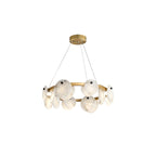 Selvenaelle Alabaster Chandelier-Moonnatur