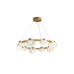 Selvenaelle Alabaster Chandelier-Moonnatur