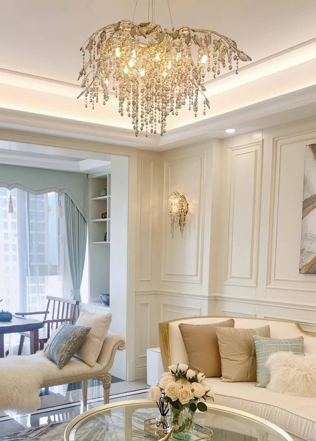 Erenara Crystal Chandelier-Moonnatur