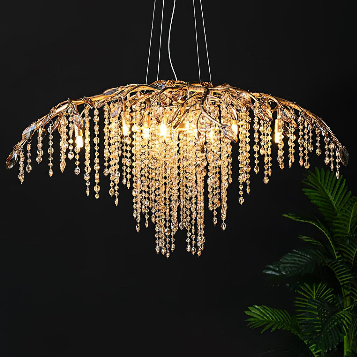 Erenara Crystal Chandelier-Moonnatur