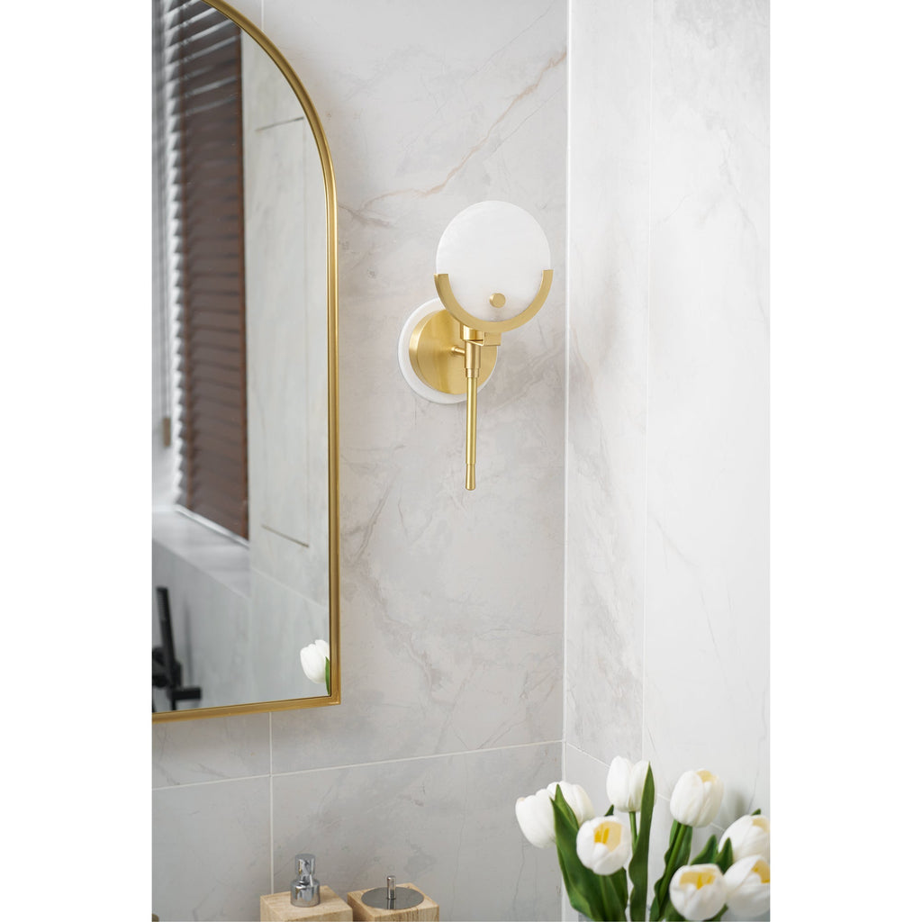 Savenara Alabaster Wall Light-Moonnatur