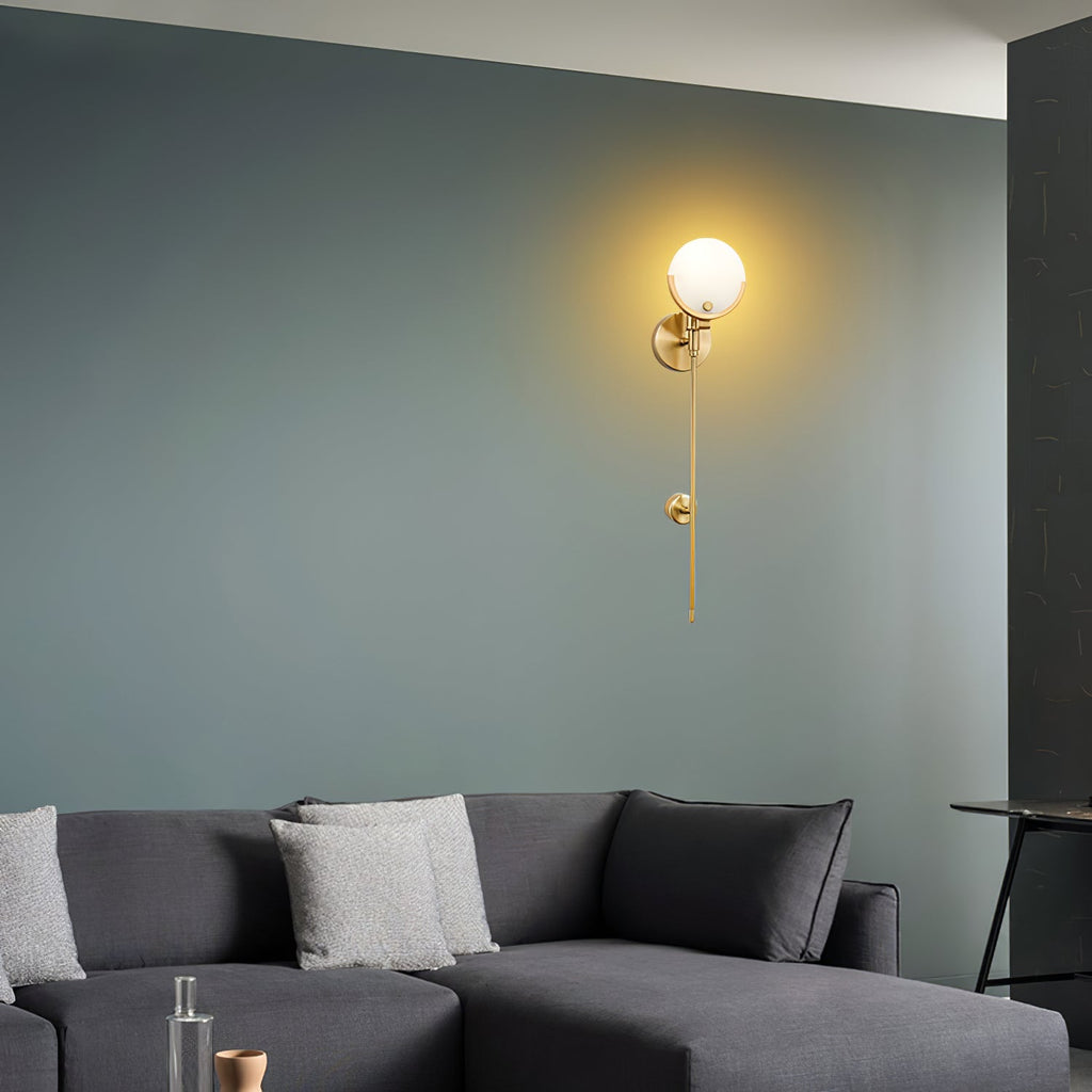 Savenara Alabaster Wall Light-Moonnatur