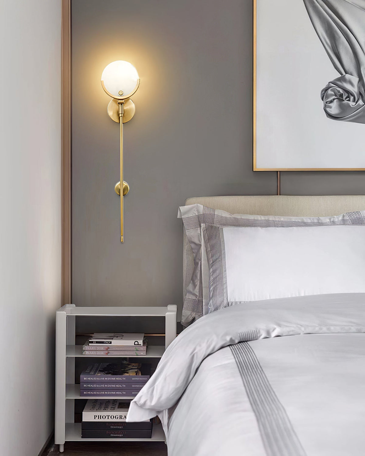 Savenara Alabaster Wall Light-Moonnatur