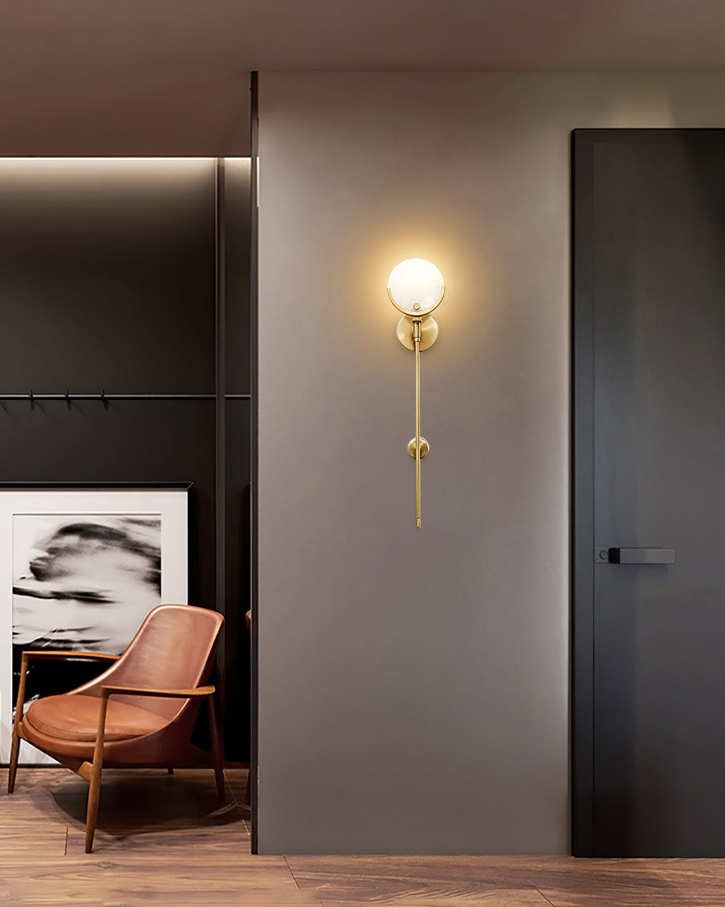 Savenara Alabaster Wall Light-Moonnatur
